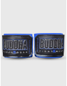 Blue semi-elastic Buddha bandages, with Velcro and breathable. Protect your hands with a firm fit in your favourite sport.