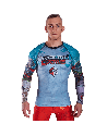 Tokyo Blue Long-Sleeve Ground Game Rashguard | BJJ and Grappling | Il Coliseum