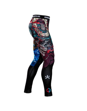 Ground Game Bushido II Black Lycra Trousers | Grappling at Il Coliseum
