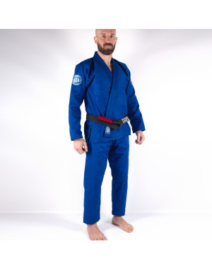 Kimono BJJ BOA Curitiba Azul | Gi Ligero Pearl Weave 450g Hombre
