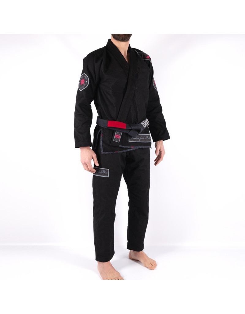 Kimono de BJJ BOA Pronto para Batalha Negro | Gi Competición IBJJF