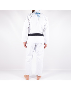 Kimono de BJJ BOA Jogo No Chão Blanco | Gi IBJJF Pearl Weave 450g
