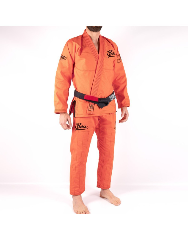 Kimono de BJJ BOA Jogo No Chão Naranja | Gi Entreno Exclusivo 450g