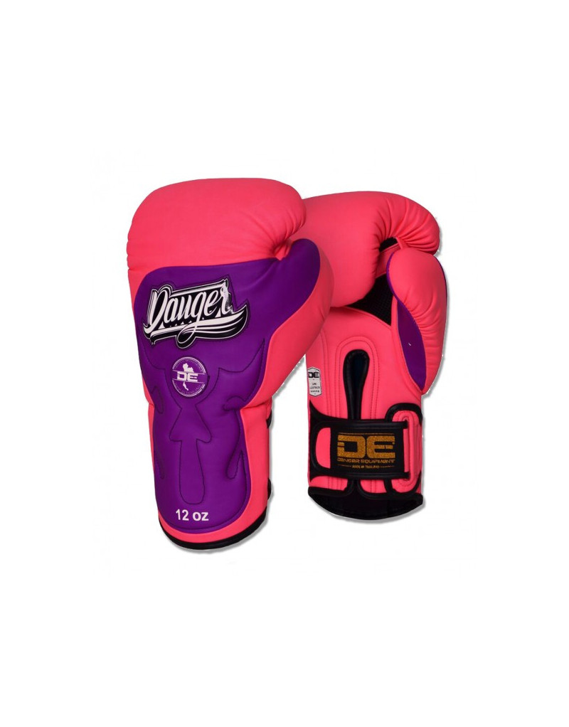 Guantes Boxeo Danger Ultimate Fighter Rosa-Morado | Muay Thai & Kick Boxing