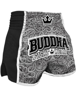 Buddha Retro Special Tattoo Muay Thai Shorts | Artistic Design and Professional Performance