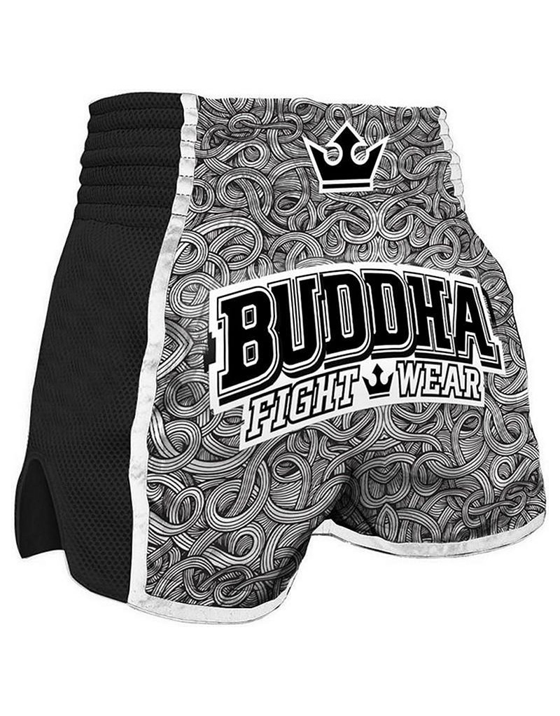 Buddha Retro Special Tattoo Muay Thai Shorts | Artistic Design and Professional Performance