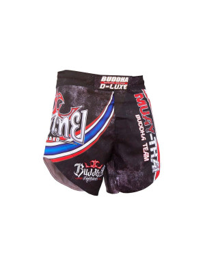 Buddha Retro Muay Thai Flag MMA Shorts | Thai Tradition and MMA Performance