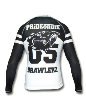 Pride Or Die Brawlerz Long-Sleeve Rashguard | No-Gi BJJ and Grappling