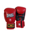 Guantes de Boxeo de Piel Danger Super Max Rojo Negro | Boxeo y Muay Thai