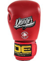 Danger Super Max Red and Black Leather Boxing Gloves | Boxing and Muay Thai