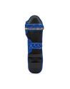 Espinilleras Leone 1947 DNA GEL Azules | Protección Profesional Muay Thai y MMA