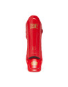 Leone 1947 DNA GEL Red Shin Guards | Muay Thai and MMA Protection