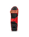 Espinilleras Leone 1947 DNA GEL Rojas | Protección Muay Thai y MMA