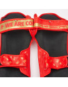 Leone 1947 DNA GEL Red Shin Guards | Muay Thai and MMA Protection