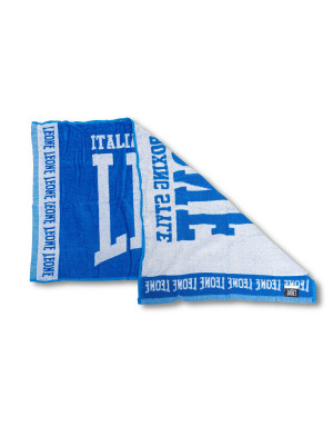 Leone 1947 Blue Towel | Sports Towel for Boxing, MMA and Training