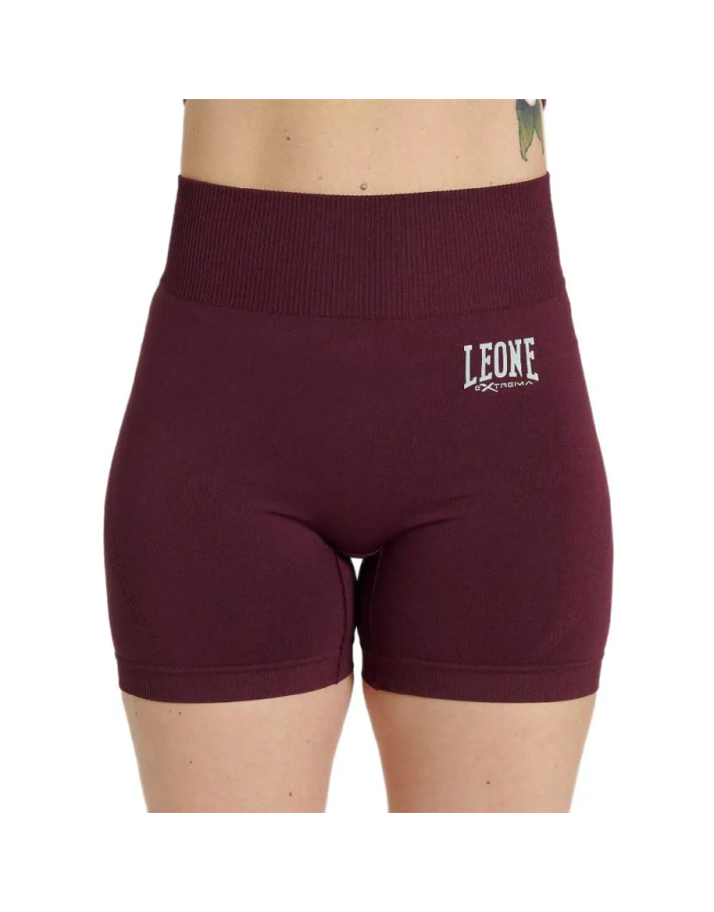 Leone 1947 Bordeaux Logo Women's Shorts | Sports Training Shorts
