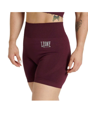 Leone 1947 Bordeaux Logo Women's Shorts | Sports Training Shorts