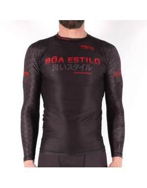 Boa Fightwear Tokyo Jiu-Jitsu Grappling Rashguard | BJJ Compression