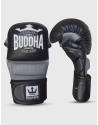 Epic MMA Buddha Black/Grey Gloves. GS-3 series with gel, premium microfibre and improved ventilation. Training and competition.