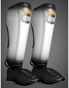 Espinilleras Buddha Titanium Blancas | Muay Thai y Kick Boxing