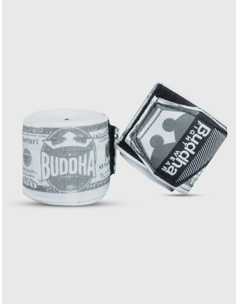 Buddha Dollar 4.5m Semi-Elastic Boxing Wraps | Training Protection