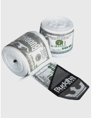Buddha Dollar 4.5m Semi-Elastic Boxing Wraps | Training Protection