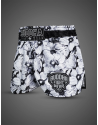 Short Muay Thai Buddha Colors Trike Noir Blossom | Diseño Floral