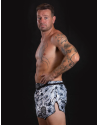 Short Muay Thai Buddha Colors Trike Noir Blossom | Diseño Floral