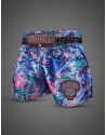 Buddha Koi ColorStrike Muay Thai Shorts | Japanese Floral Design