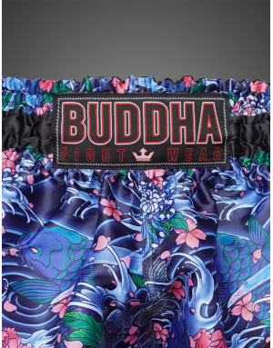 Short Muay Thai Buddha Koi ColorStrike | Diseño Japonés Floral