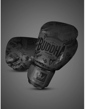 Buddha Top Premium Black Matte Boxing Gloves. Elegant design and great protection, GS-3 foam. Ideal for your training sessions.