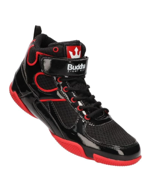 Botas de Boxeo Buddha One Negra Roja | Zapatillas Boxeo