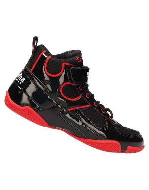Buddha One Black and Red Boxing Boots | Boxing Shoes
