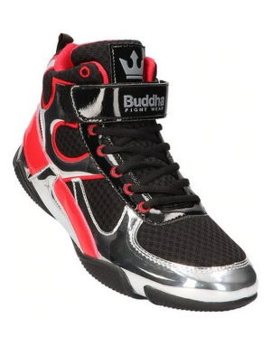 Botas de Boxeo Buddha One Plata Negro | Calzado Profesional