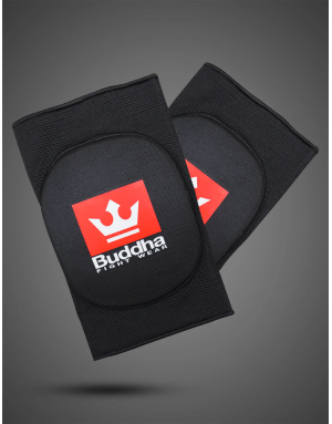 Black Buddha Muay Thai / Kickboxing Knee Pads | Pro Protection