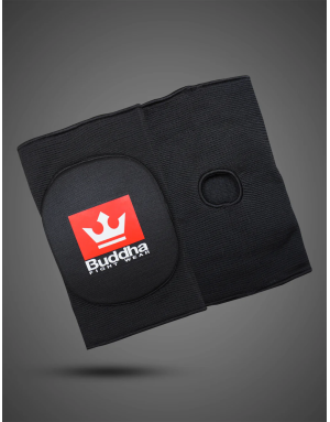Rodilleras Buddha Negras Muay Thai / Kick Boxing | Protección Pro
