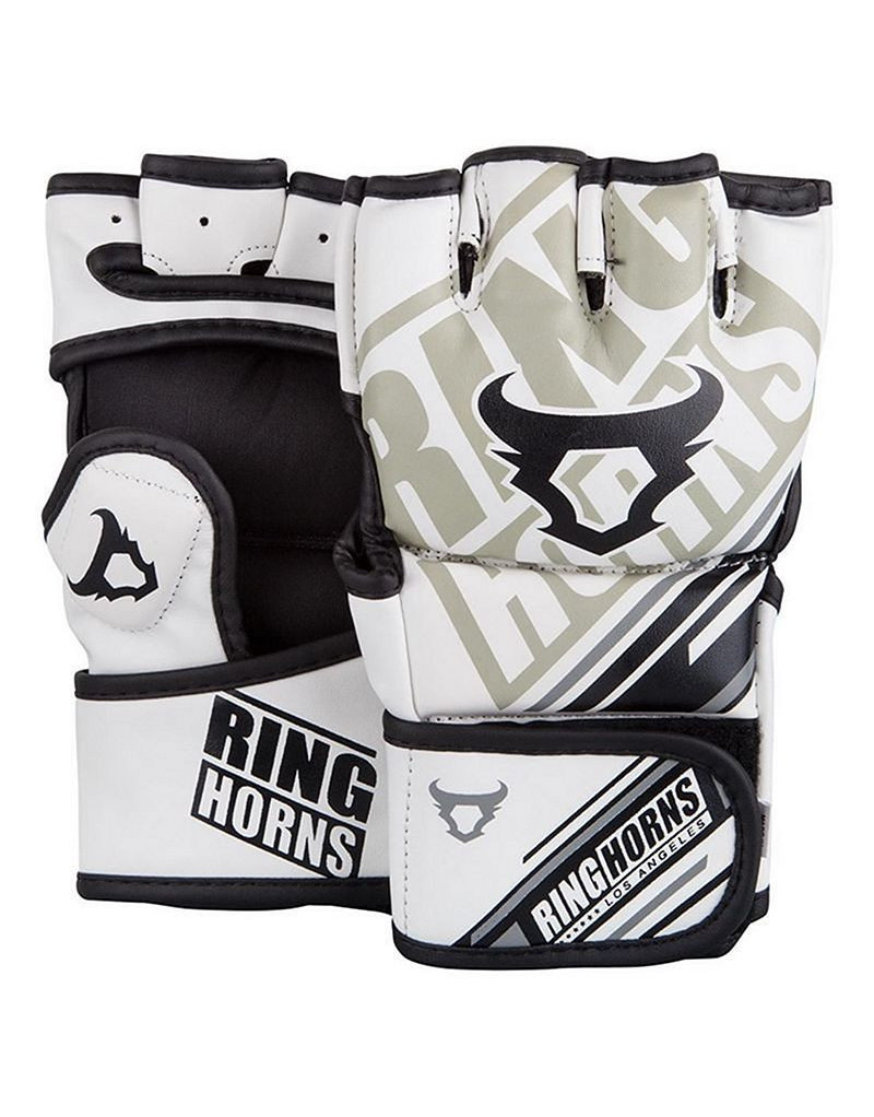 Ringhorns Nitro White MMA Gloves | Self-Defence and Combat