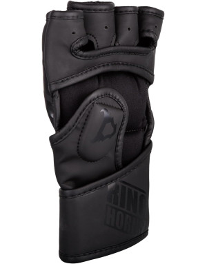 Ringhorns Nitro Black Matte MMA Gloves | Professional MMA