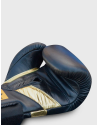 Guantes de Boxeo Epic Negros de piel. Diseño ergonómico, acolchado GS-4 y doble velcro, para una protección máxima.