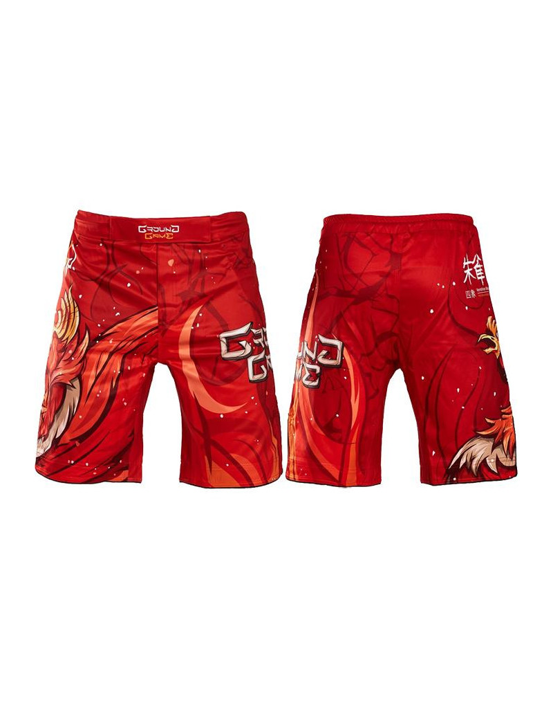 Fightshort Ground Game Vermilion Bird | Pantalón MMA Grappling