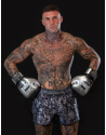Pantalon Muay Thai Buddha Colorstrike Dark Garden | Short Floral