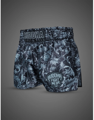 Pantalon Muay Thai Buddha Colorstrike Dark Garden | Short Floral
