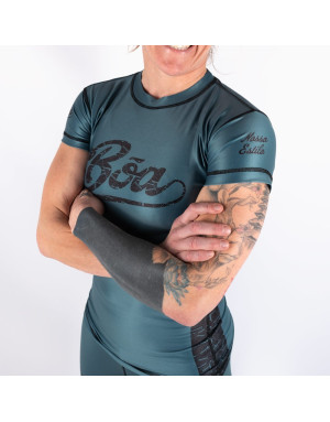 Women's Olive Green Rashguard | No-GI Grappling