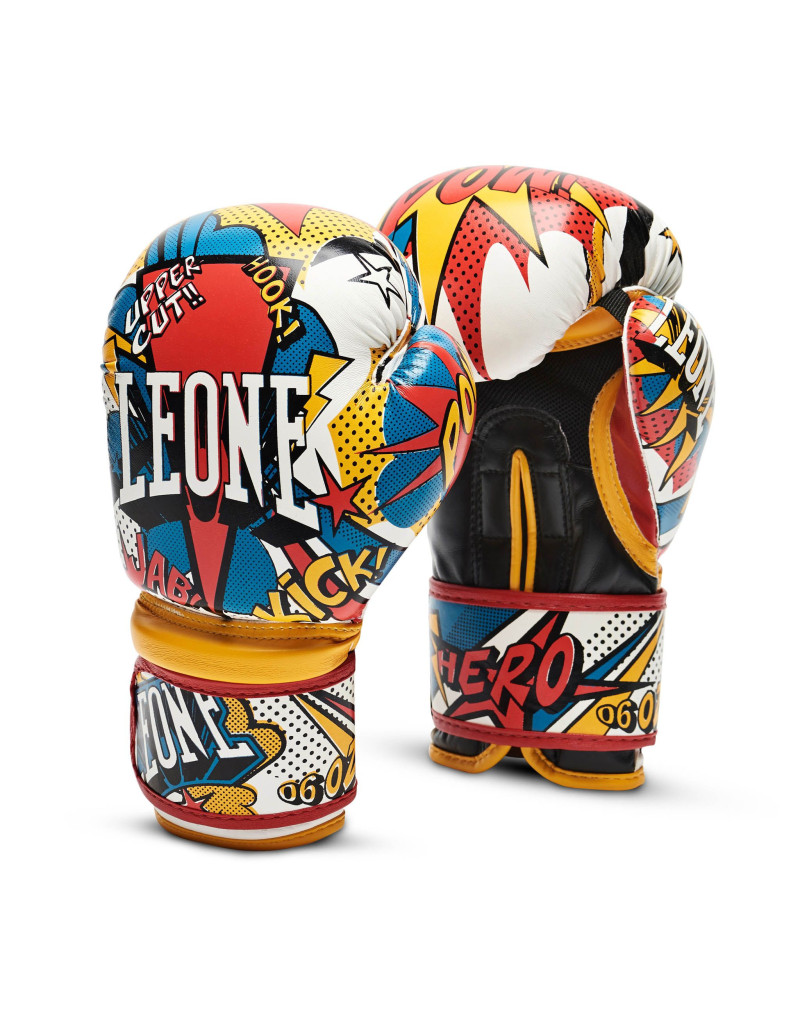 Guantes de Boxeo Infantil Leone 1947 GN400J Comic Style | Il Coliseum