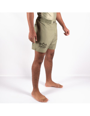 BOA MA-8R Khaki Shorts | MMA, BJJ and Grappling Shorts | Il Coliseum