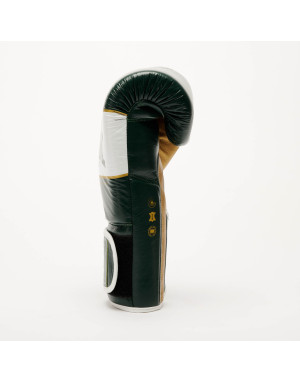 Leone 1947 Shock X Green Limited Edition Boxing Gloves | Premium Leather and Maximum Protection.