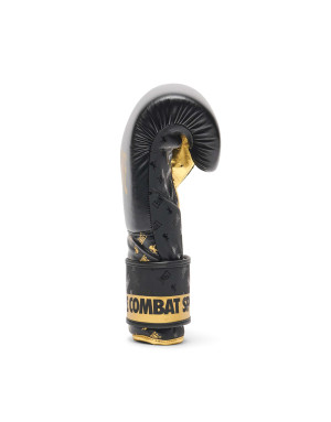 Guantes de Boxeo Leone 1947 DNA Negro | Piel Natural, Tecnología No Shock y Diseño Premium