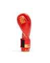 Leone 1947 DNA Red and Gold Boxing Gloves | Genuine Leather, NO SHOCK Technology and Professional Fit for Boxing and Kickboxing.