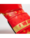 Leone 1947 DNA Red and Gold Boxing Gloves | Genuine Leather, NO SHOCK Technology and Professional Fit for Boxing and Kickboxing.