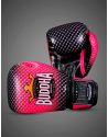 Buddha Titanium Rosa y Negro. Guantes para Entrenamientos Intenso.